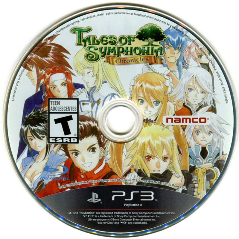 Media for Tales of Symphonia Chronicles (PlayStation 3)