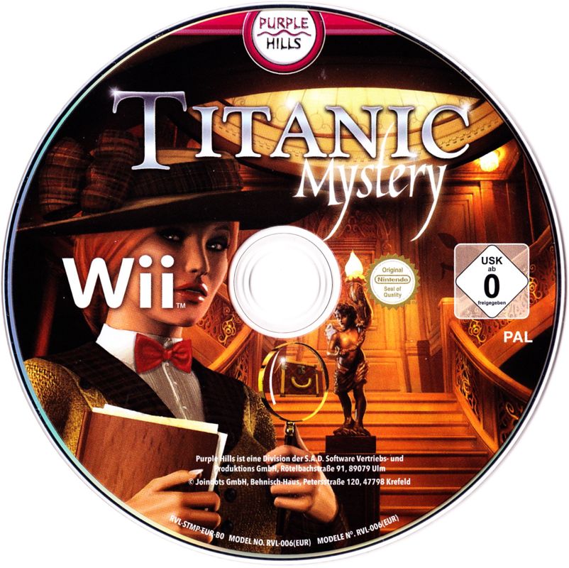 Media for 1912: Titanic Mystery (Wii)
