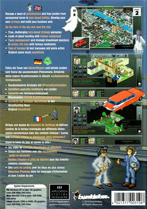 Back Cover for GhostControl Inc. (Linux and Macintosh and Windows)