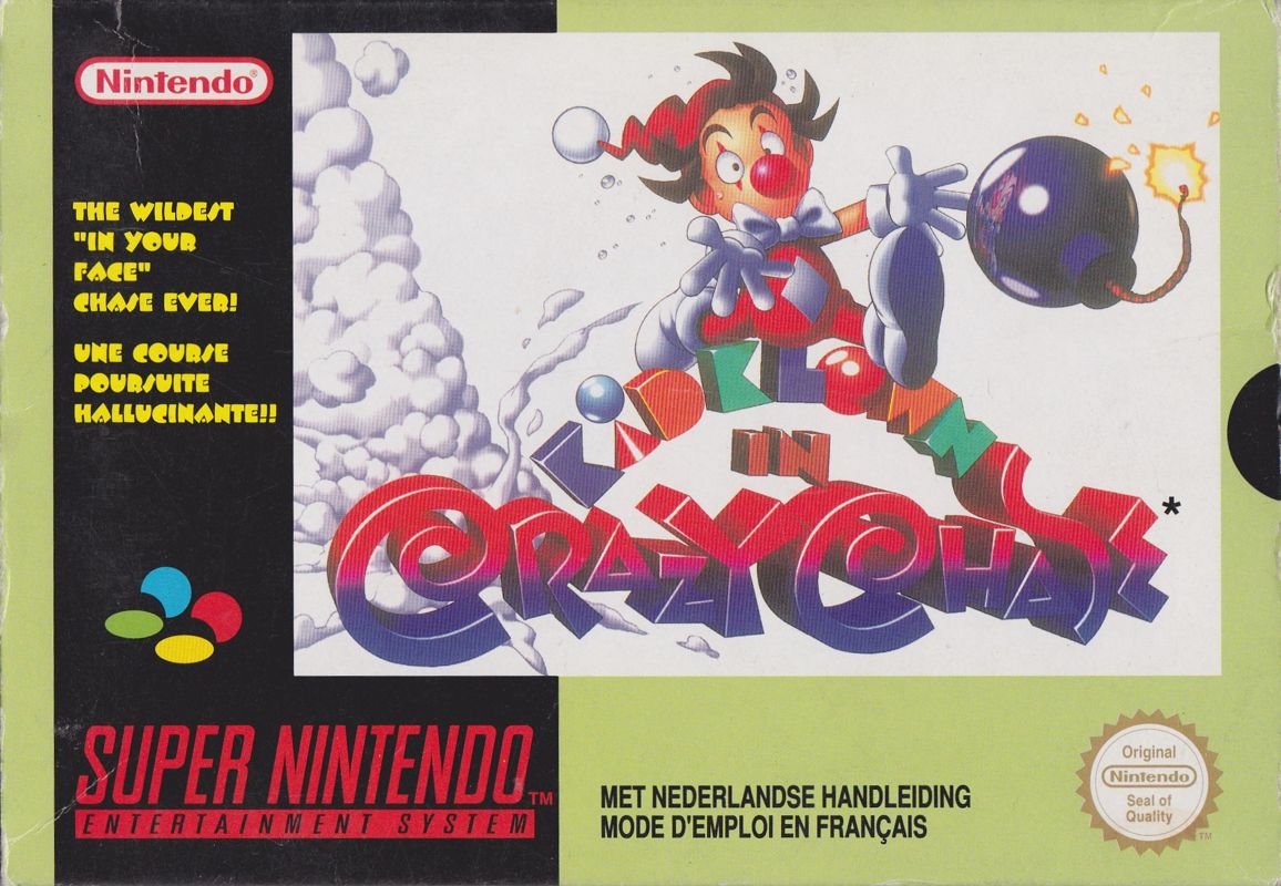 Front Cover for Kid Klown in Crazy Chase (SNES)