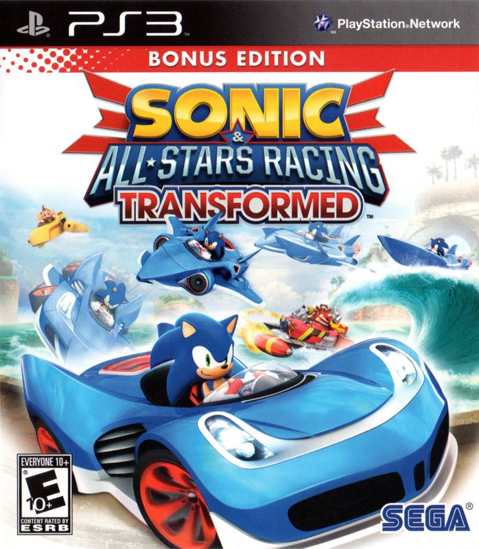 Front Cover for Sonic & All-Stars Racing: Transformed (Bonus Edition) (PlayStation 3)