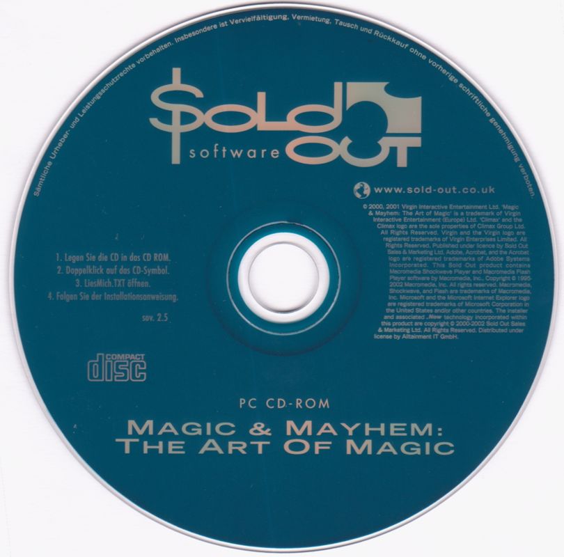 Media for Magic & Mayhem: The Art of Magic (Windows) (Sold Out Software release)