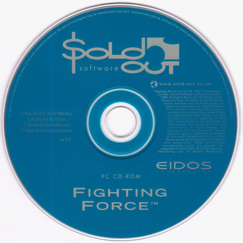 Media for Fighting Force (Windows) (SoldOut Software release)