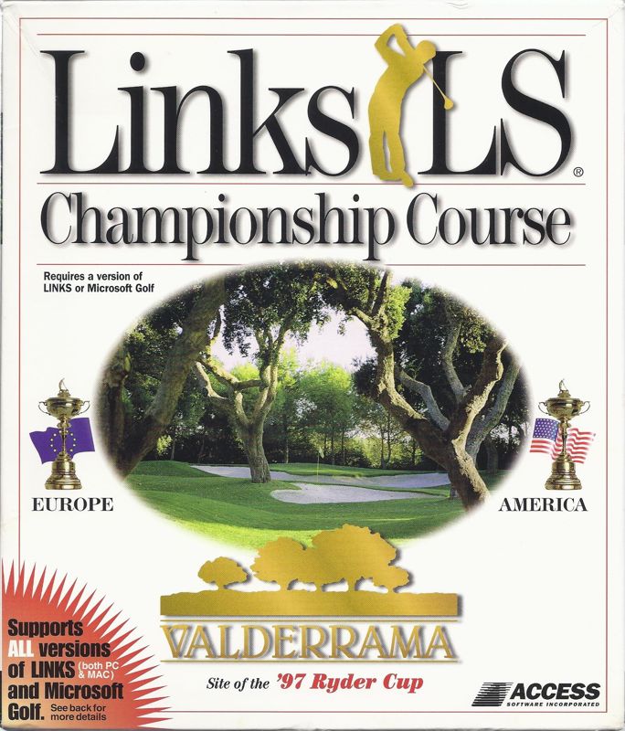 Front Cover for Links LS: Championship Course - Valderrama (DOS)