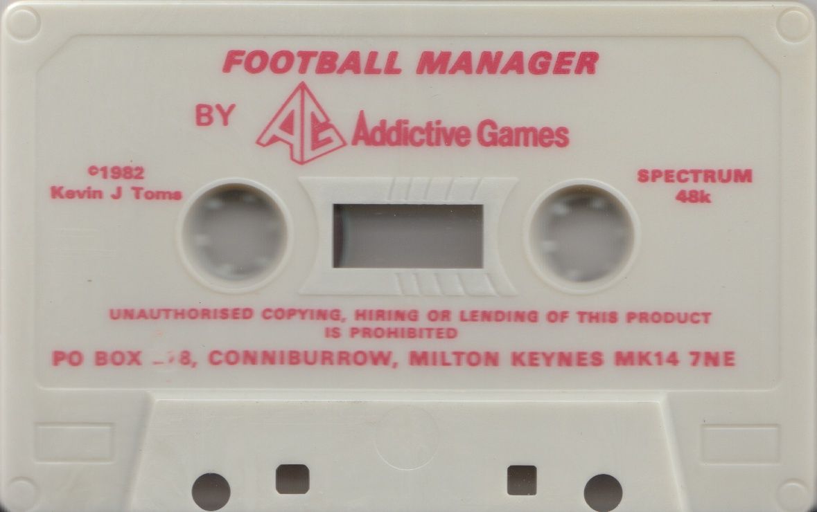 Media for Football Manager (ZX Spectrum)