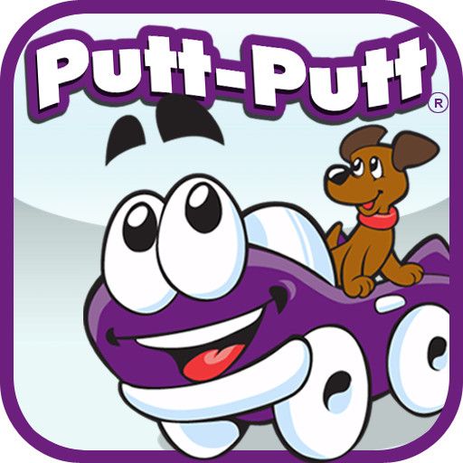Front Cover for Putt-Putt Saves the Zoo (iPad and iPhone): Atari version