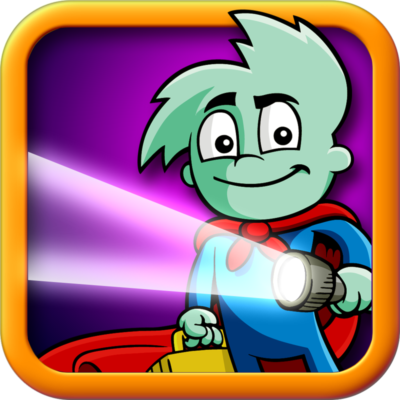 Front Cover for Pajama Sam: No Need to Hide When It's Dark Outside (iPad and iPhone): Free version