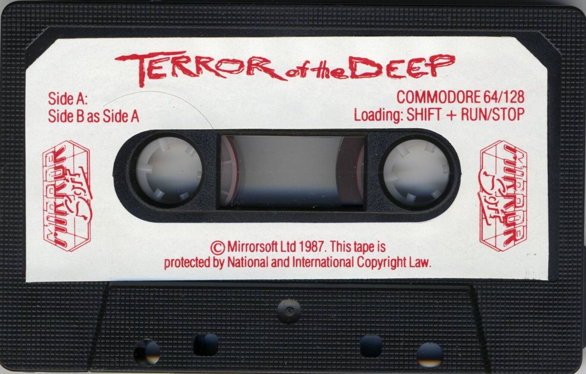 Media for Terror of the Deep (Commodore 64)
