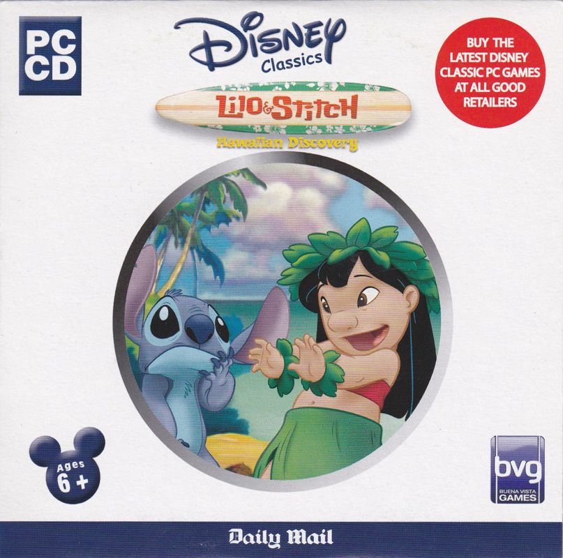 Front Cover for Disney's Lilo & Stitch: Hawaiian Discovery (Windows) (Daily Mail release)