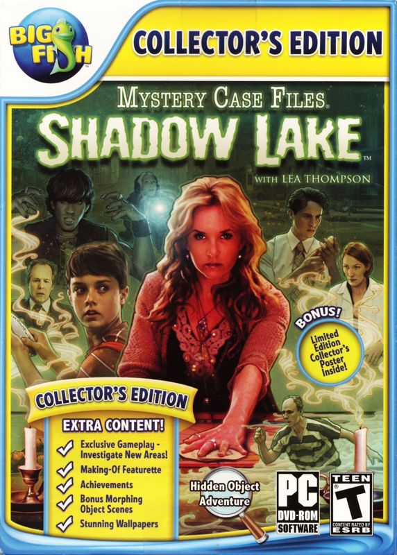 Front Cover for Mystery Case Files: Shadow Lake (Collector's Edition) (Windows)