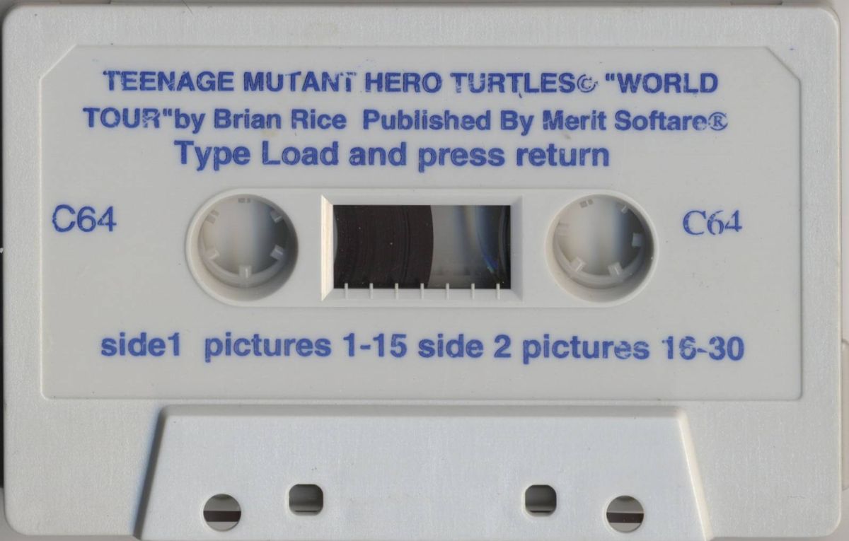 Media for Electric Crayon Deluxe: Teenage Mutant Ninja Turtles: World Tour (Commodore 64)