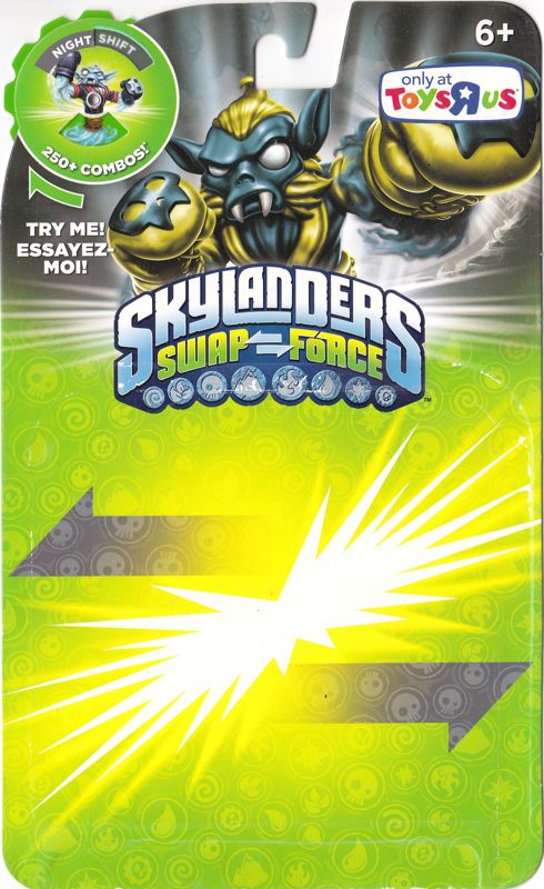 Front Cover for Skylanders: Swap Force - Legendary Night Shift (Nintendo 3DS and PlayStation 3 and PlayStation 4 and Wii and Wii U and Xbox 360 and Xbox One)