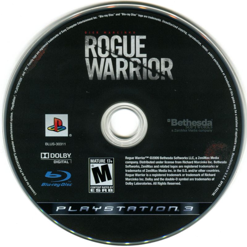 Media for Dick Marcinko: Rogue Warrior (PlayStation 3)