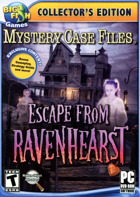 Front Cover for Mystery Case Files: Escape from Ravenhearst (Collector's Edition) (Windows)