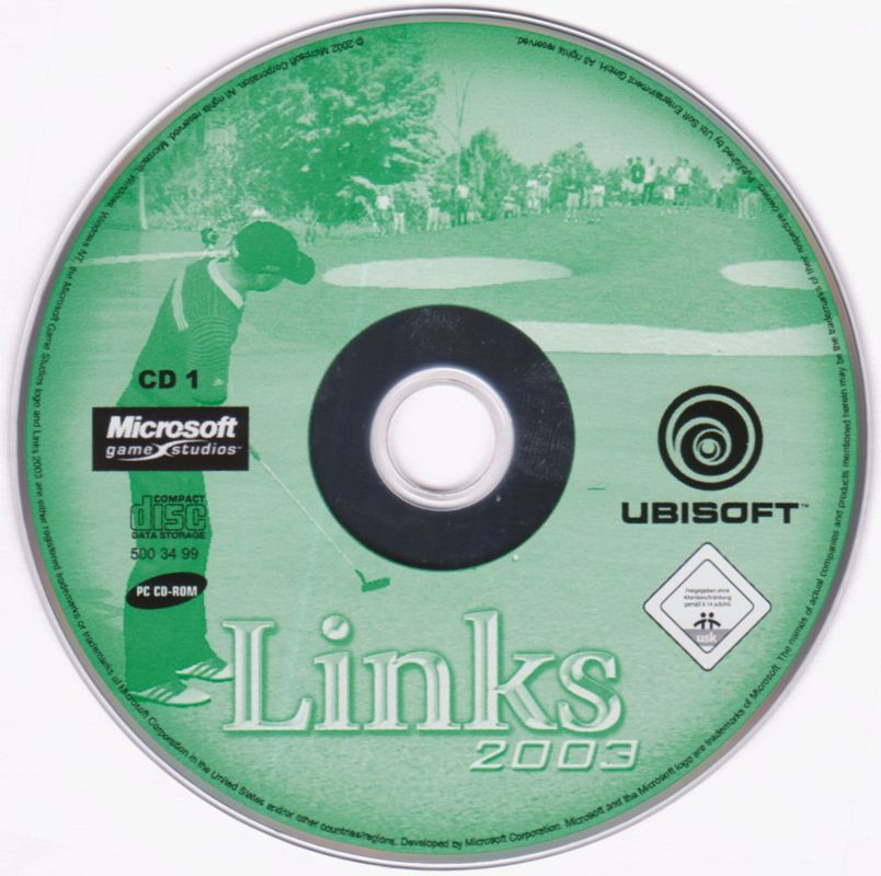 Media for Links 2003 (Windows) (Ubisoft eXclusive release): Disc 1