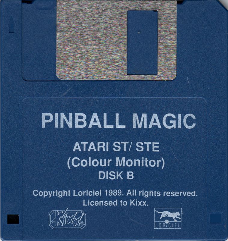 Media for Pinball Magic (Atari ST) (Kixx budget re-release): Disk B
