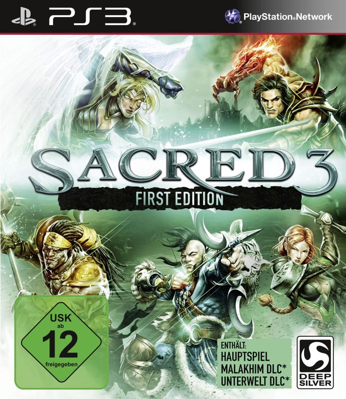Front Cover for Sacred 3: First Edition (PlayStation 3)