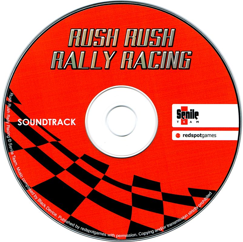 Media for Rush Rush Rally Racing (Deluxe Edition) (Dreamcast) (Alternative "night" cover): Soundtrack CD