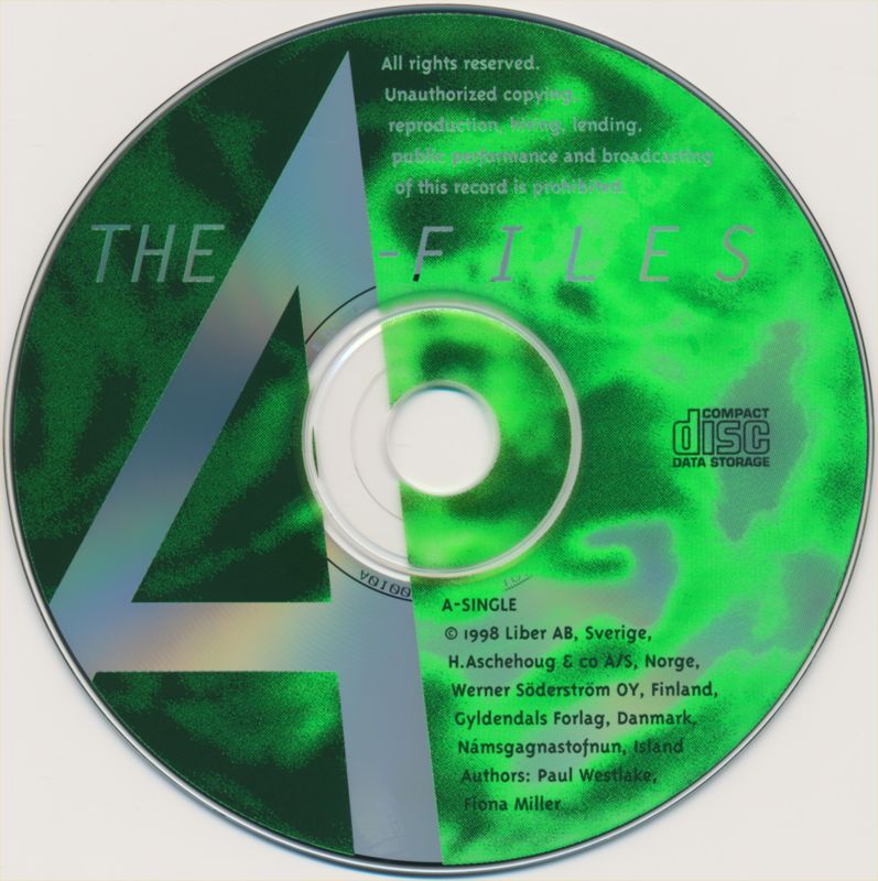 Media for The A-Files (Macintosh and Windows)
