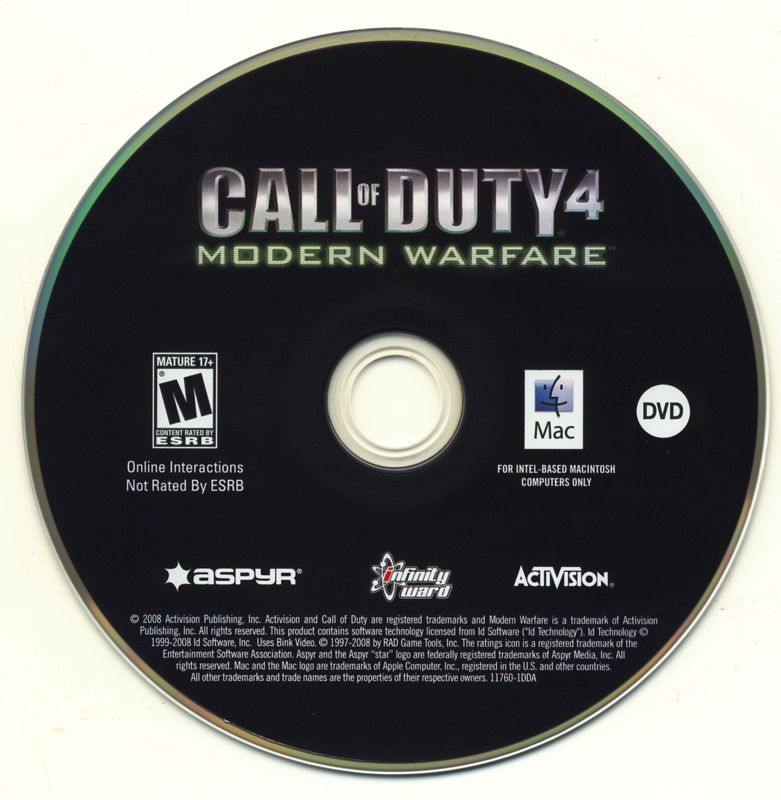 Media for Call of Duty 4: Modern Warfare (Macintosh)