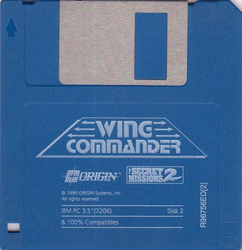 Media for Wing Commander: Deluxe Edition (DOS) (Electronic Arts release): The Secret Missions 2 - Disk 2/2