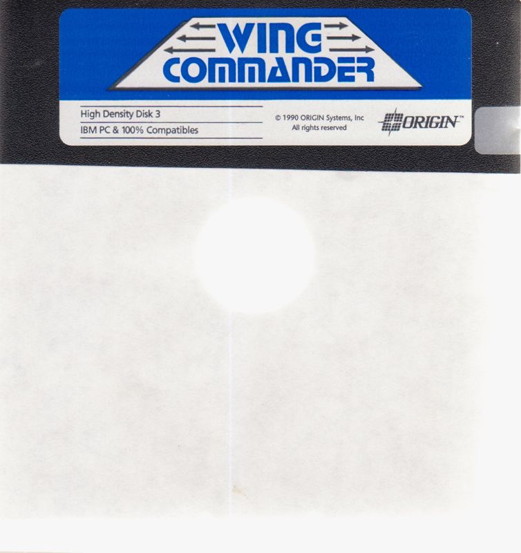 Media for Wing Commander (DOS) (5.25" HD Disk release): Disk 3/3