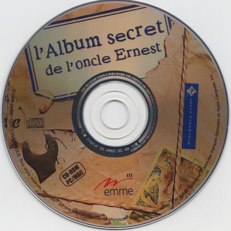 Media for L'Oncle Ernest: La Trilogie (Macintosh and Windows): Disc 1 - l'Album Secret