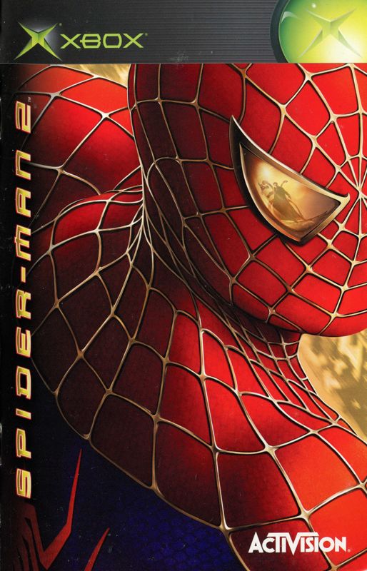 Manual for Spider-Man 2 (Xbox) (Classics release): Front