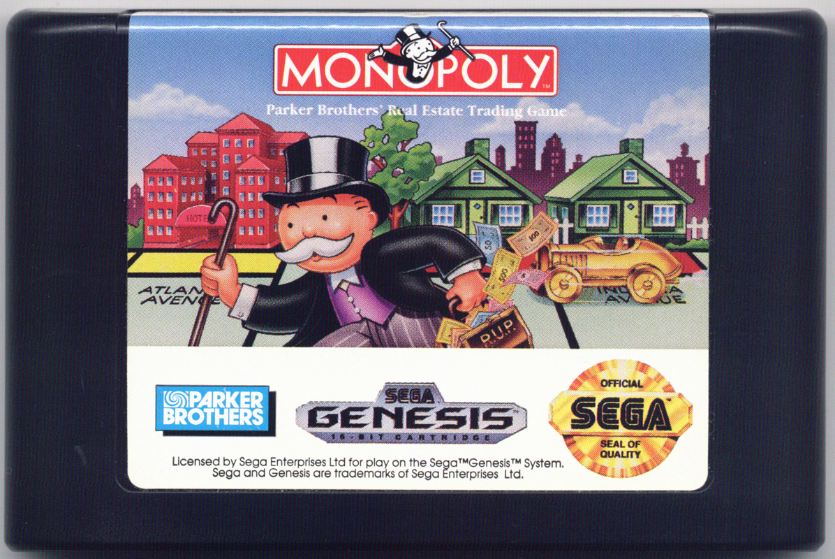 Media for Monopoly (Genesis)