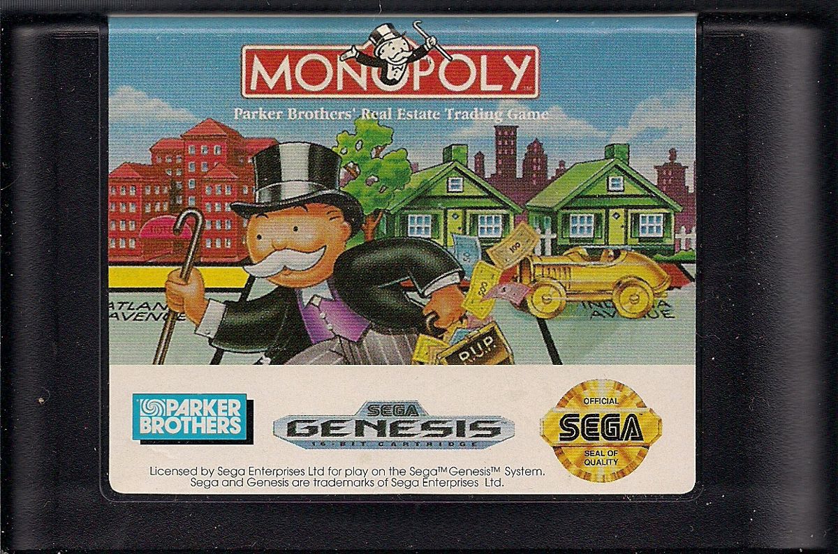 Media for Monopoly (Genesis)