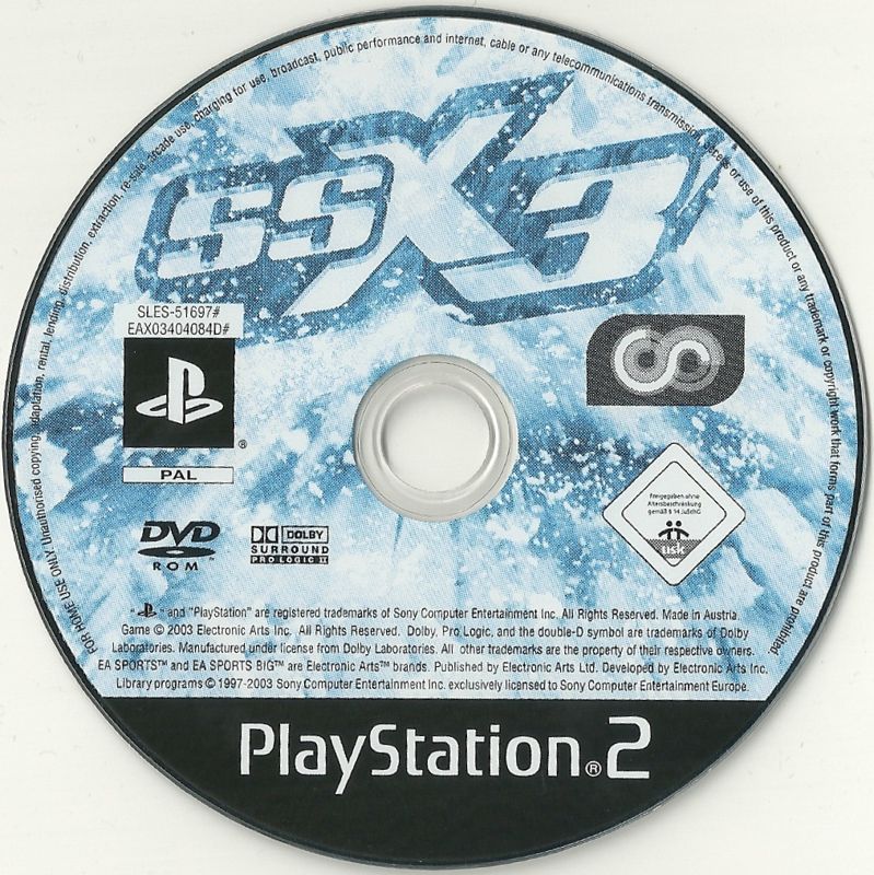 Media for SSX 3 (PlayStation 2)