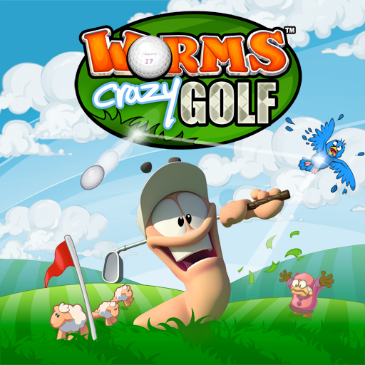 Front Cover for Worms Crazy Golf (Macintosh) (Mac App Store release)