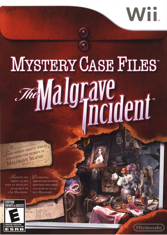 Front Cover for Mystery Case Files: The Malgrave Incident (Wii)