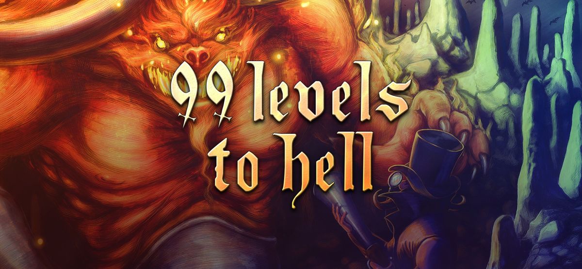 Front Cover for 99 Levels to Hell (Macintosh and Windows) (GOG release): Updated cover (2014)