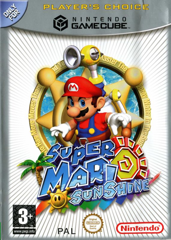 Front Cover for Super Mario Sunshine (GameCube) (Players choice release)