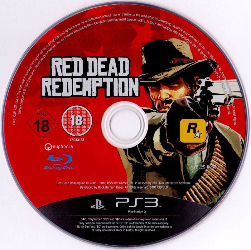 Red Dead Redemption cover or packaging material - MobyGames