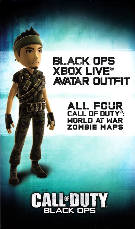 Call of Duty: Black Ops cover or packaging material - MobyGames