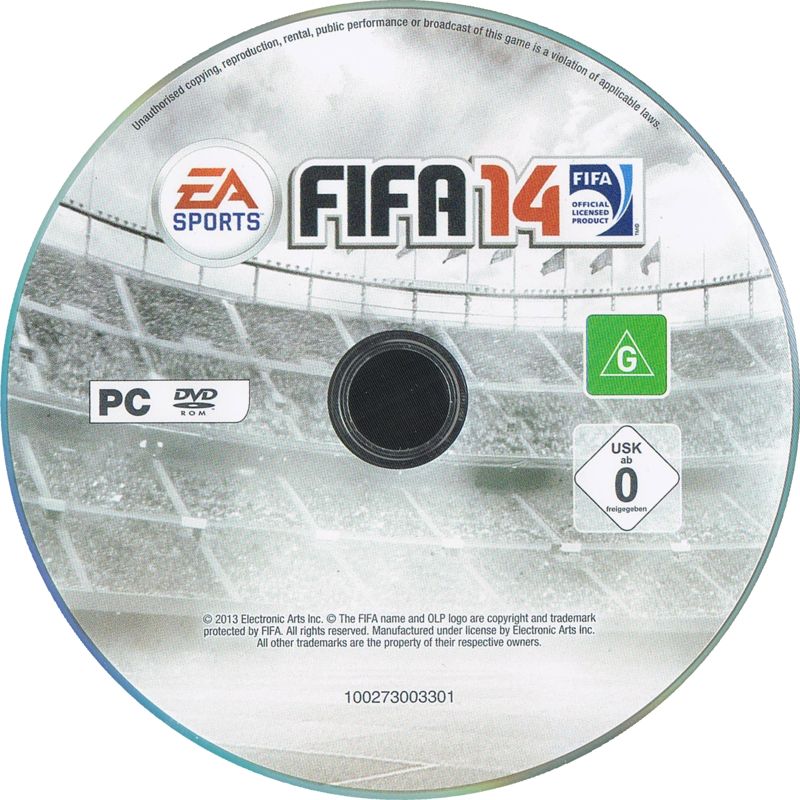 FIFA 14 cover or packaging material - MobyGames