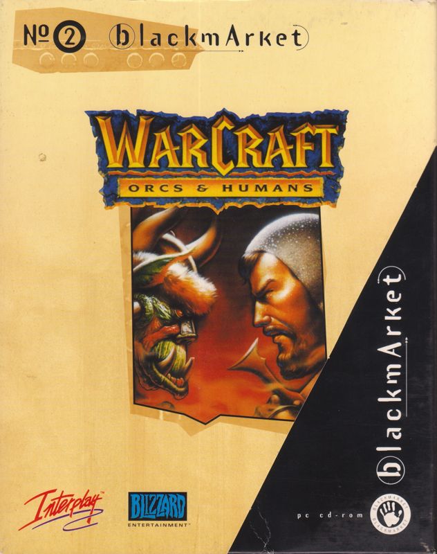 Front Cover for WarCraft: Orcs & Humans (DOS) (BlackMarket release)