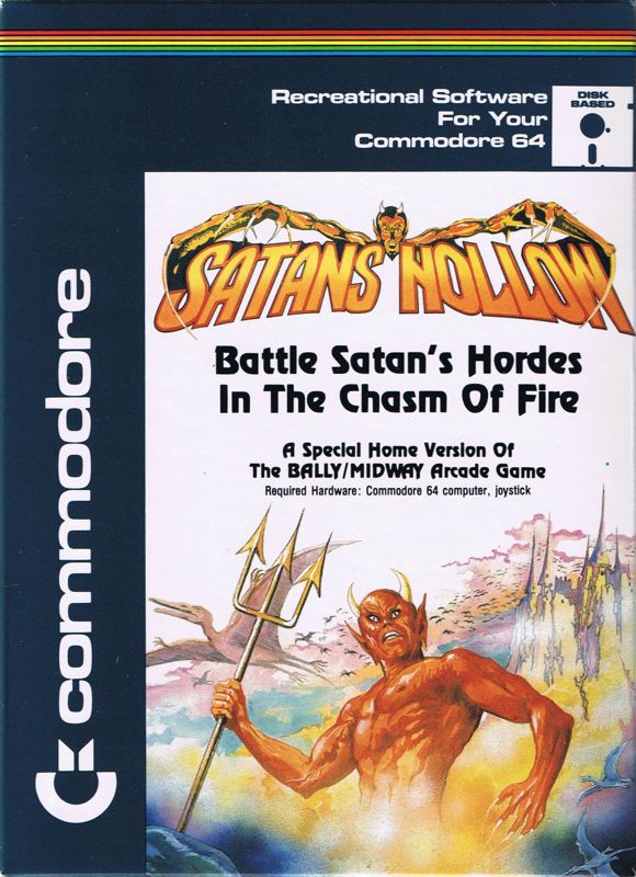 Front Cover for Satan's Hollow (Commodore 64)