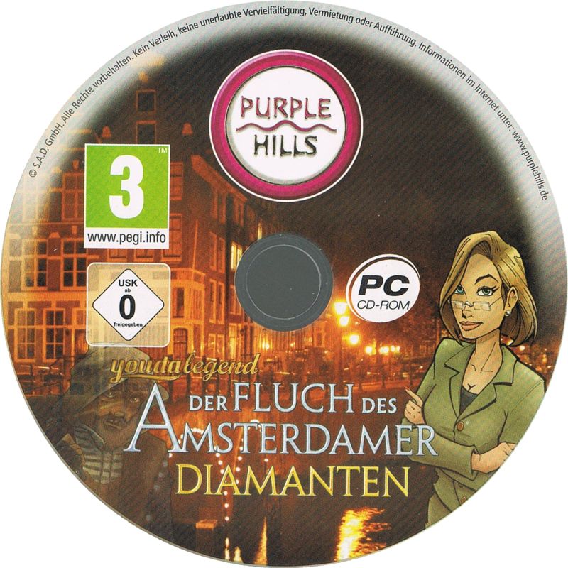 Media for Youda Legend: The Curse of the Amsterdam Diamond (Windows) (Software Pyramide release)