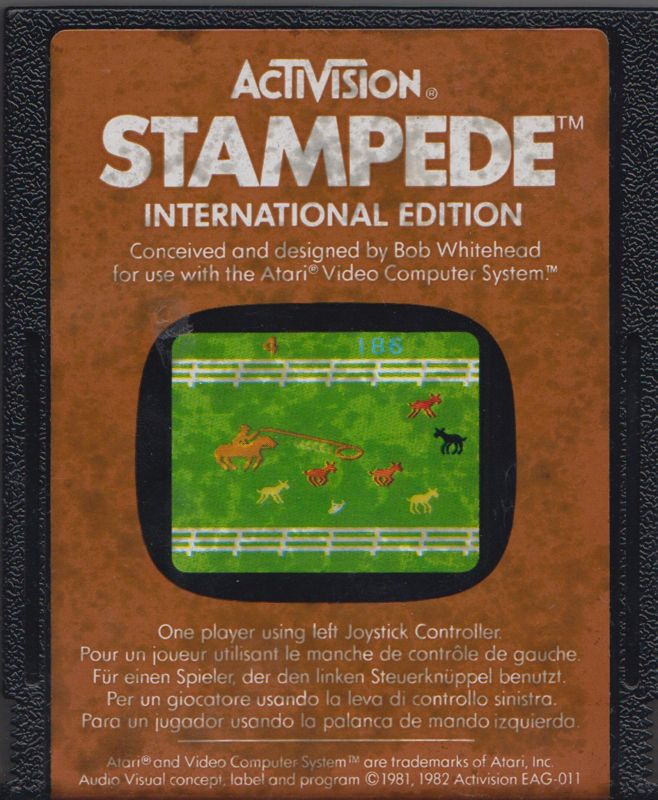 Media for Stampede (Atari 2600)