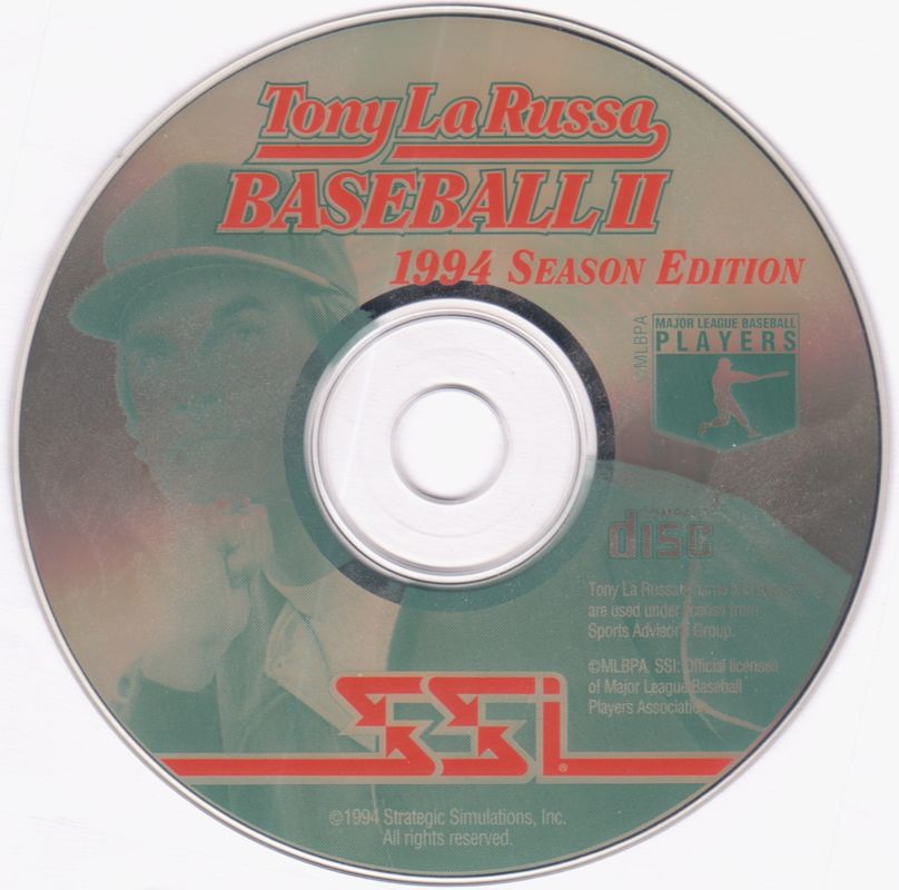Media for Tony La Russa Baseball II (DOS) (CD-ROM release)