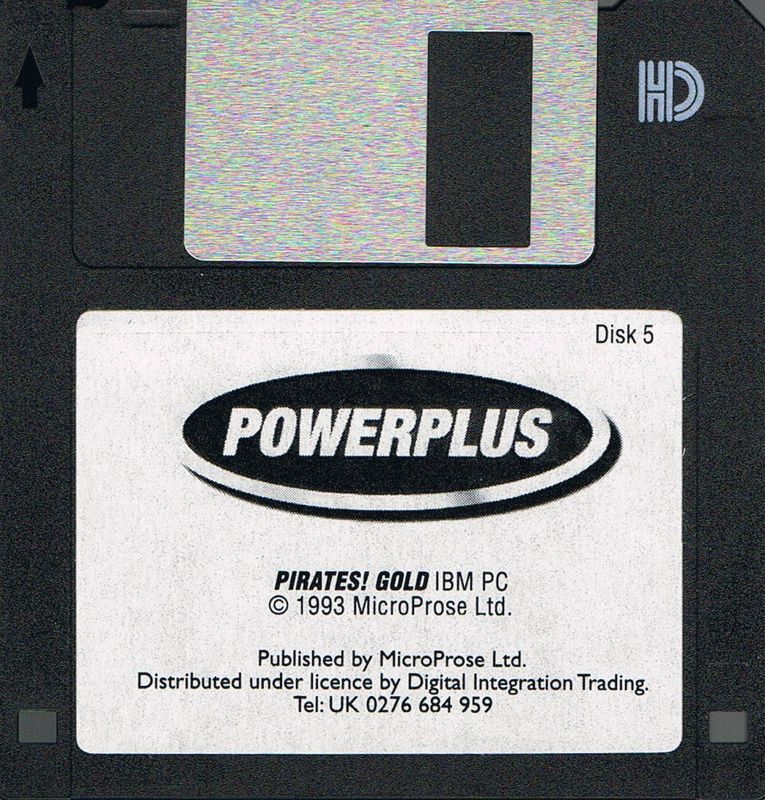 Media for Pirates! Gold (DOS) (Powerplus release): Disk 5