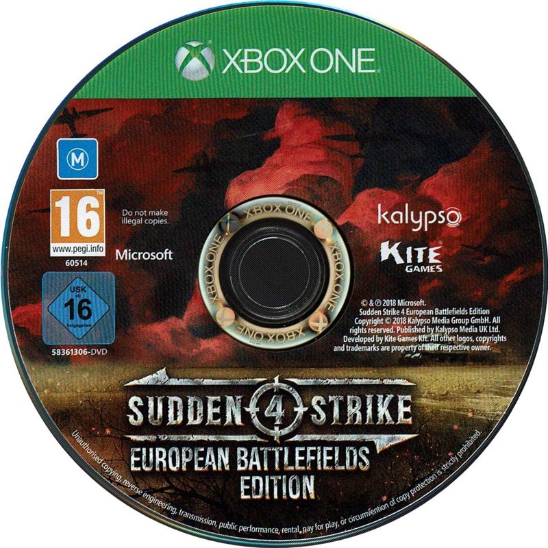 Media for Sudden Strike 4 (European Battlefields Edition) (Xbox One)