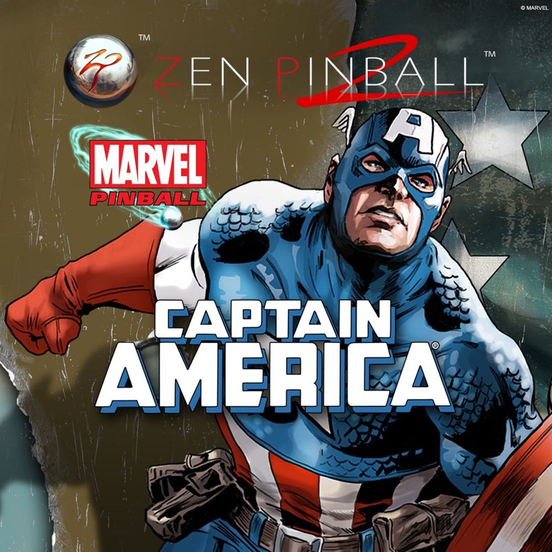 Front Cover for Pinball FX2: Captain America (PlayStation 4) (PSN (SEN) release)