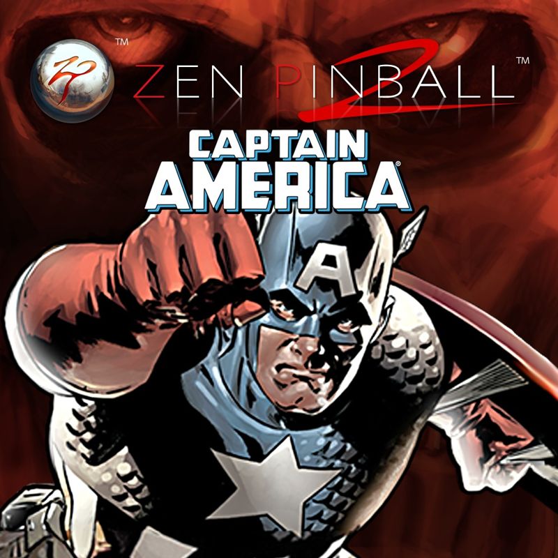 Front Cover for Pinball FX2: Captain America (PS Vita and PlayStation 3) (PSN (SEN) release)