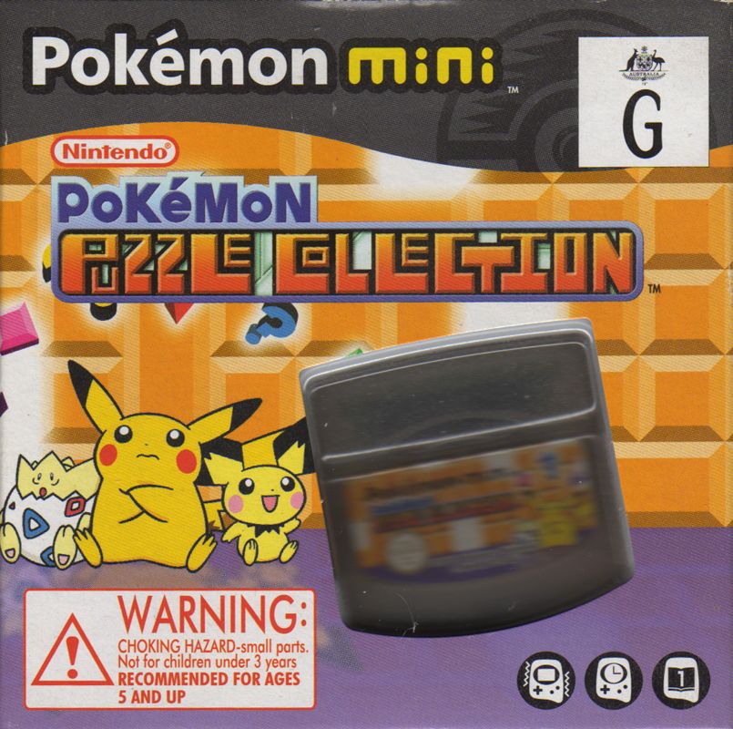 Front Cover for Pokémon Puzzle Collection (Pokémon Mini)