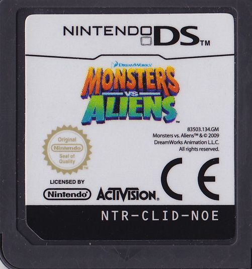 Media for Monsters vs Aliens (Nintendo DS)