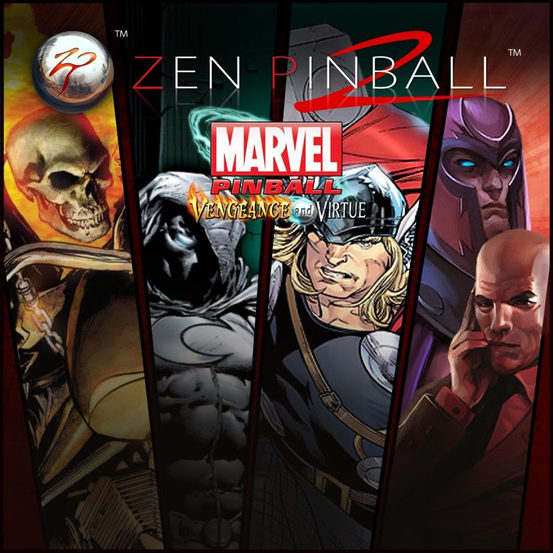 Front Cover for Marvel Pinball: Vengeance and Virtue (PS Vita and PlayStation 3) (PSN (SEN) release (Zen Pinball 2))